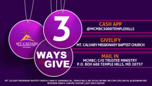 3 ways to give at MCMBC