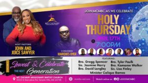Holy Thursday
