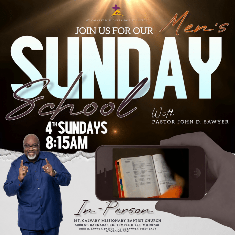 Men's Sunday School Spotlight