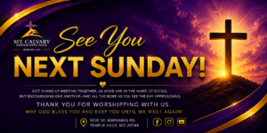 See You Next Sunday