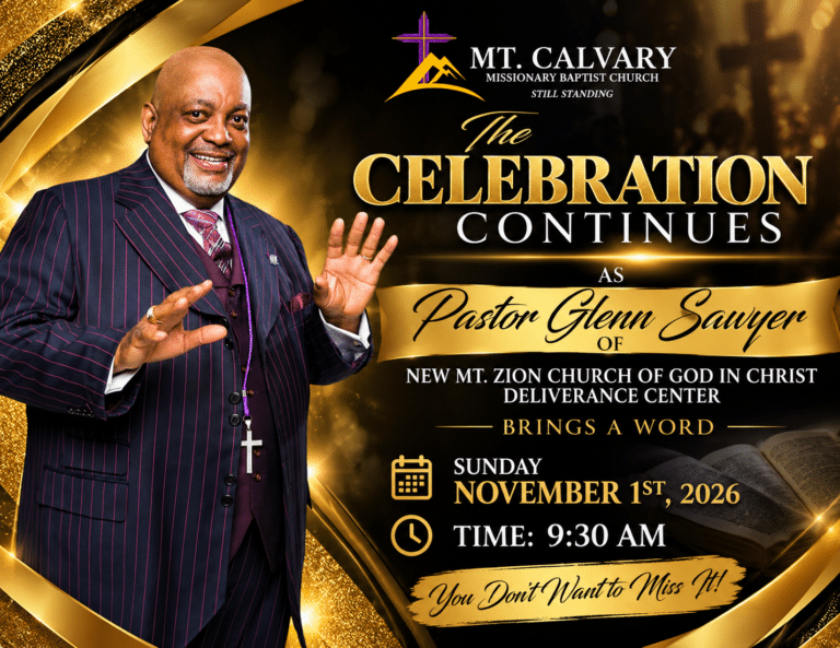 The Celebration Continues Church Flyer